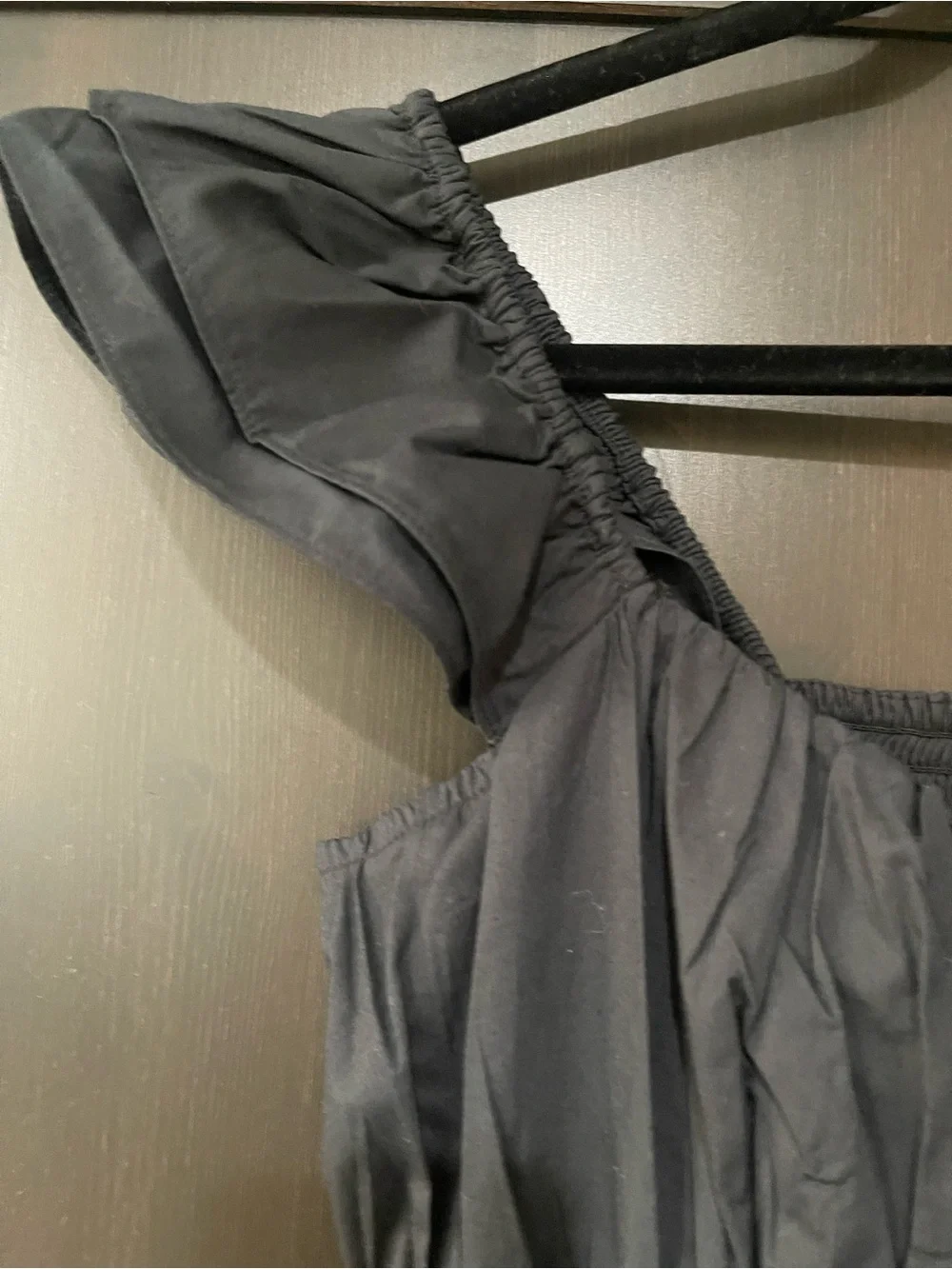 Abercrombie & Fitch Black Tiered Maxi Dress